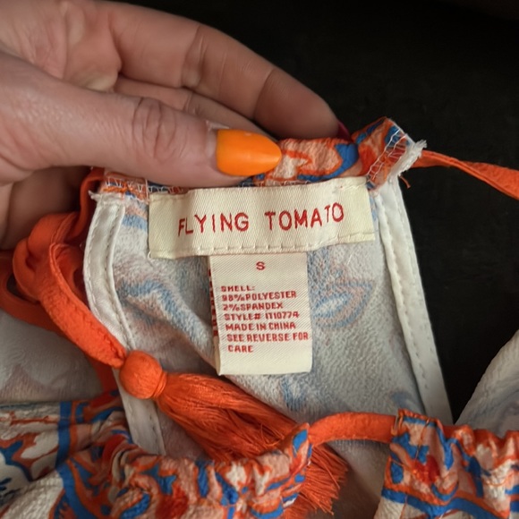 Boho tank top, size Medium - Picture 2 of 3